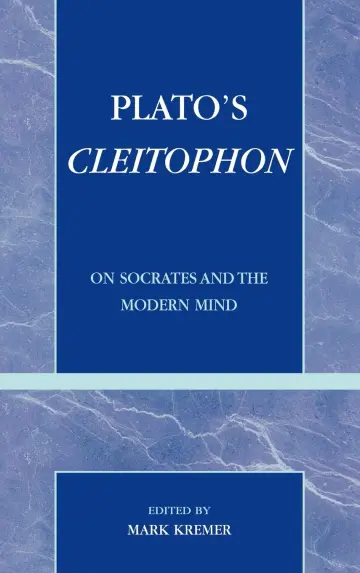 Cover of Plato's Cleitophon