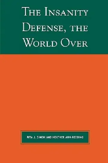 Cover of Insanity Defense the World Over