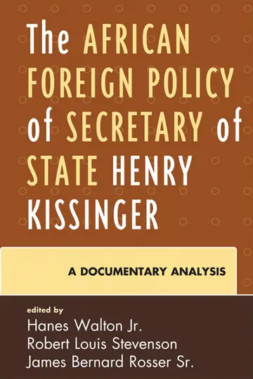 Cover of The African Foreign Policy of Secretary of State Henry Kissinger