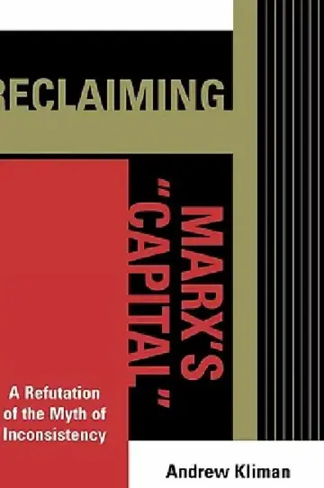 Cover of Reclaiming Marx's 'Capital'