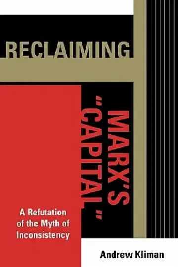Cover of Reclaiming Marx's 'Capital'