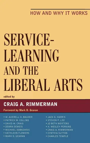 Cover of Service-Learning and the Liberal Arts