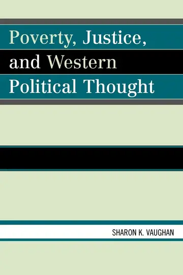 Cover of Poverty, Justice, and Western Political Thought