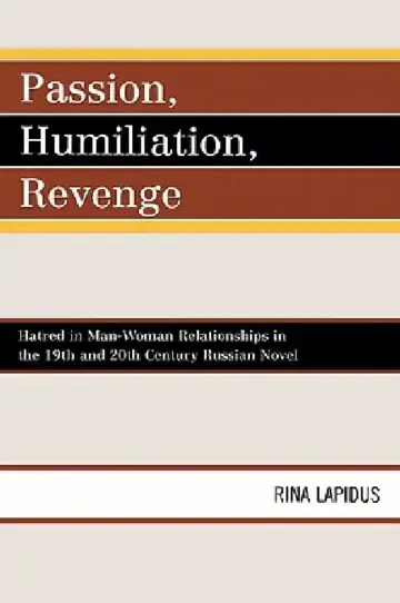 Cover of Passion, Humiliation, Revenge