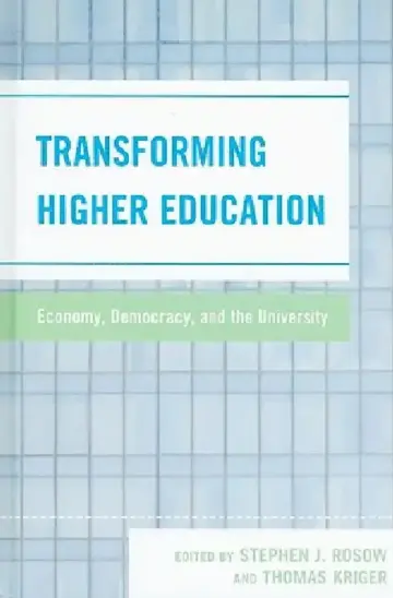 Cover of Transforming Higher Education
