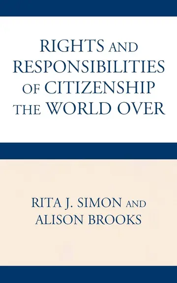 Cover of Rights and Responsibilities of Citizenship the World over