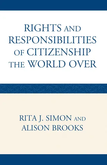 Cover of The Rights and Responsibilities of Citizenship the World Over