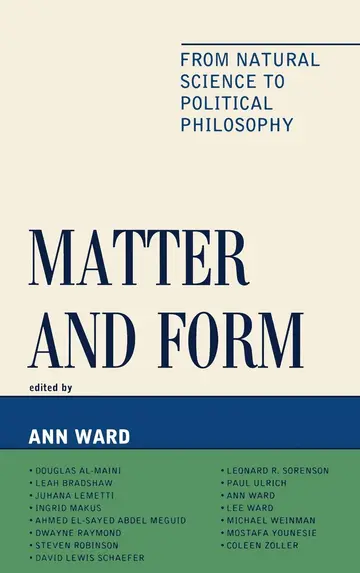 Cover of Matter and Form