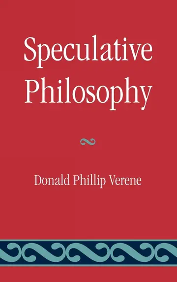 Cover of Speculative Philosophy