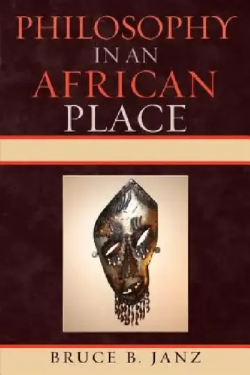 Cover of Philosophy in an African Place