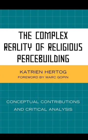 Cover of The Complex Reality of Religious Peacebuilding