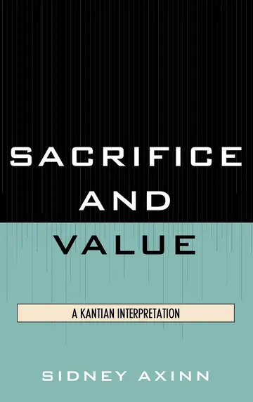 Cover of Sacrifice and Value