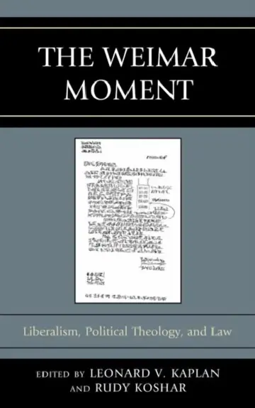 Cover of Weimar Moment