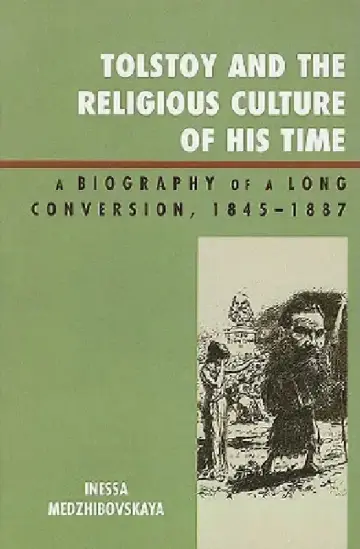 Cover of Tolstoy and the Religious Culture of His Time
