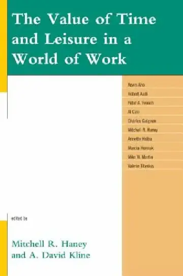 Cover of Value of Time and Leisure in a World of Work