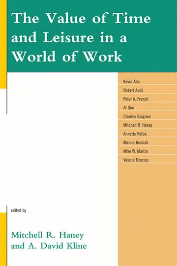 Cover of The Value of Time and Leisure in a World of Work