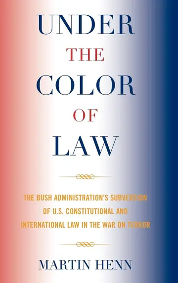 Cover of Under the Color of Law