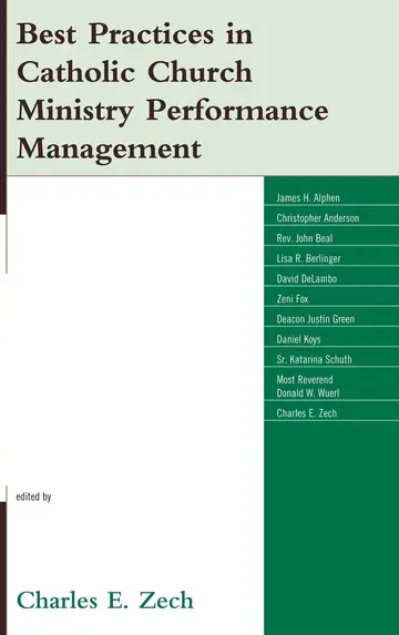 Cover of Best Practices in Catholic Church Ministry Performance Management