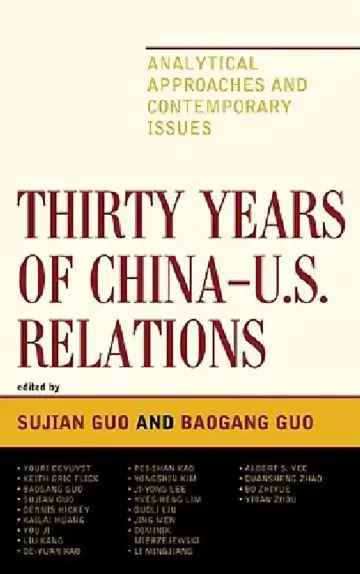 Cover of Thirty Years of China - U.S. Relations