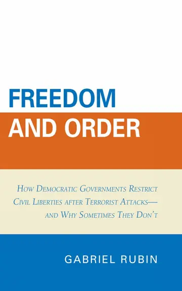 Cover of Freedom and Order