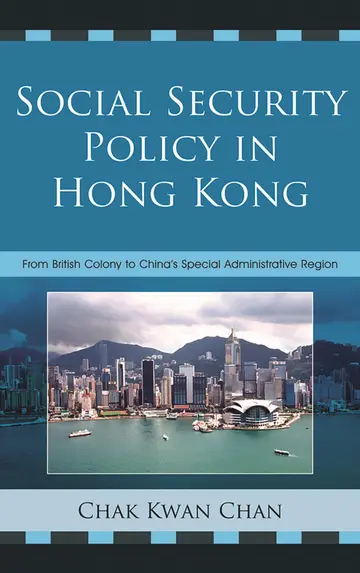 Cover of Social Security Policy in Hong Kong