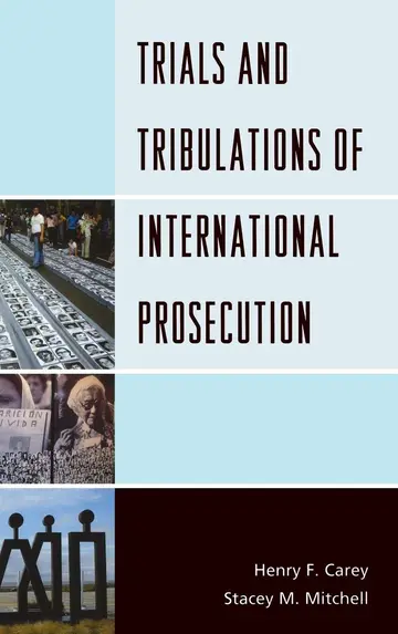 Cover of Trials and Tribulations of International Prosecution