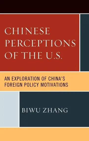 Cover of Chinese Perceptions of the U.S