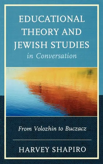 Cover of Educational Theory and Jewish Studies in Conversation