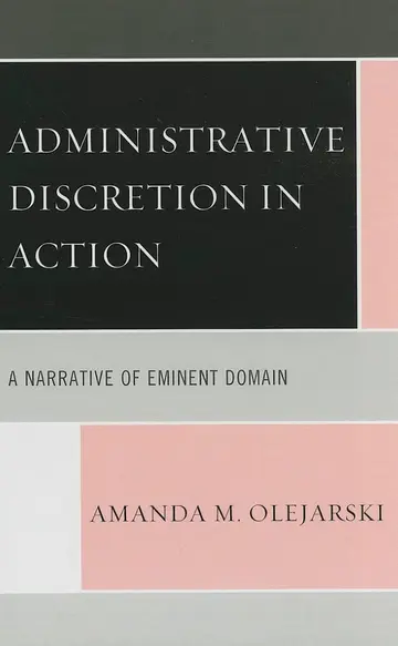 Cover of Administrative Discretion in Action