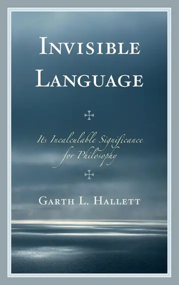 Cover of Invisible Language