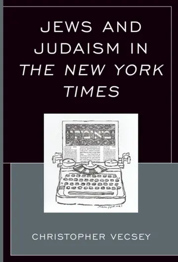 Cover of Jews and Judaism in the New York Times