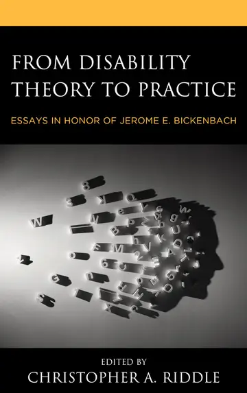 Cover of From Disability Theory to Practice