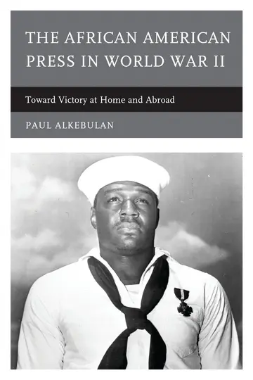 Cover of The African American Press in World War II
