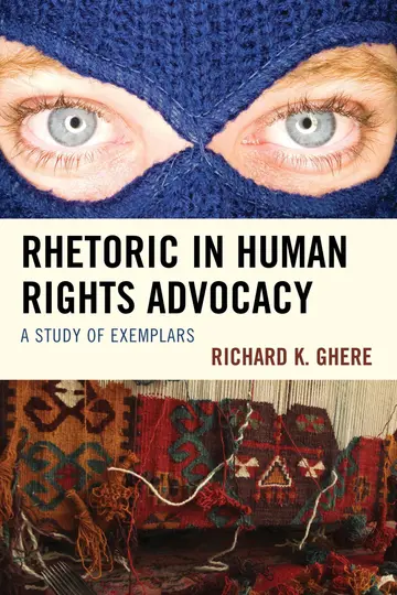 Cover of Rhetoric in Human Rights Advocacy