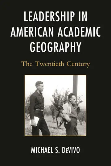 Cover of Leadership in American Academic Geography