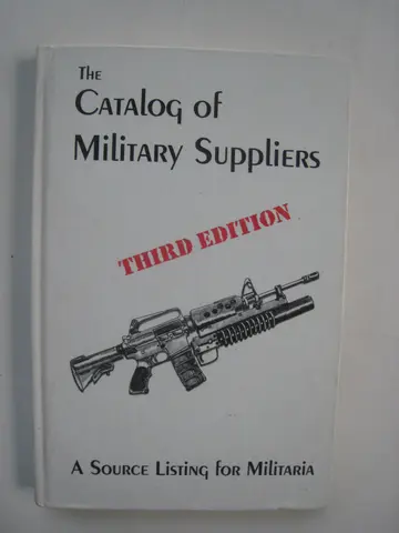 Cover of The Catalog of Military Suppliers. Third Edition