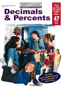 Cover of Middle School Decimals & Percent