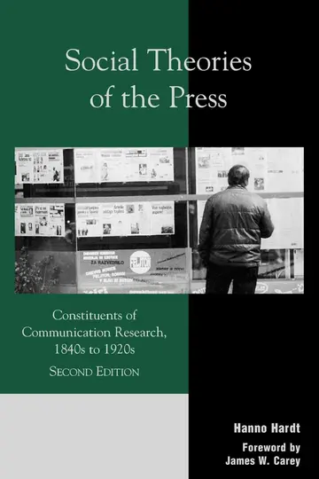 Cover of Social Theories of the Press