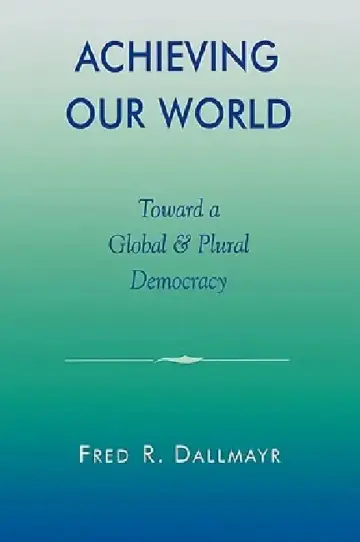 Cover of Achieving Our World