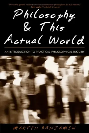 Cover of Philosophy & This Actual World