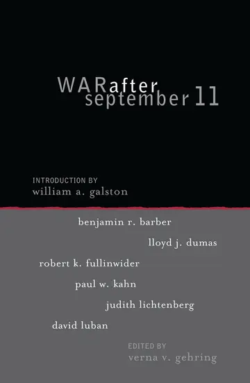 Cover of War After September 11