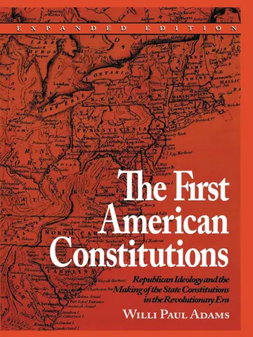 Cover of The First American Constitutions