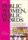 Cover of Public Women, Public Words