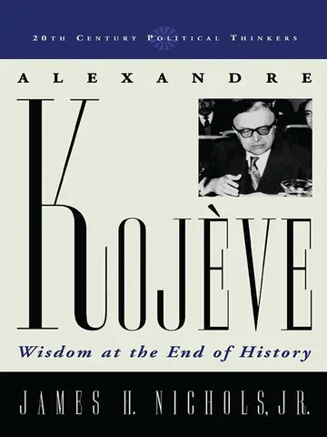 Cover of Alexandre Kojeve