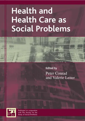 Cover of Health and Health Care as Social Problems