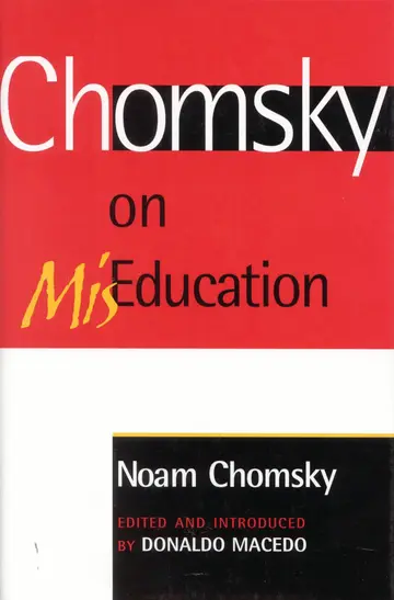 Cover of Chomsky on MisEducation