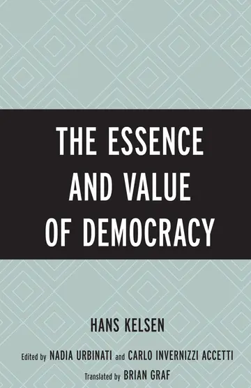 Cover of The Essence and Value of Democracy
