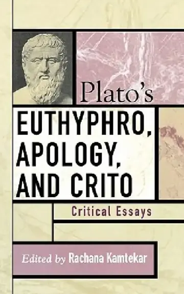 Cover of Plato's Euthyphro, Apology, and Crito