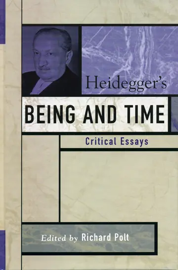 Cover of Heidegger's Being and Time