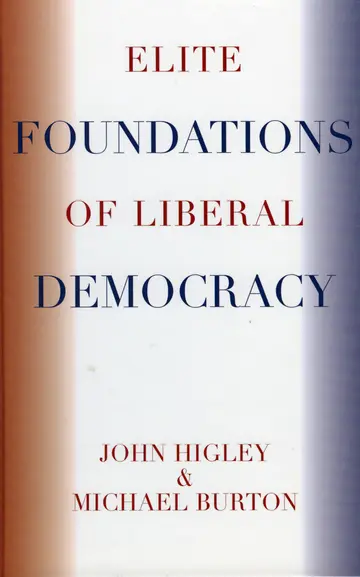 Cover of Elite Foundations of Liberal Democracy
